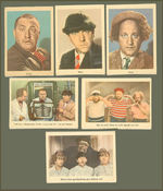 "THE THREE STOOGES" COMPLETE GUM CARD SET.