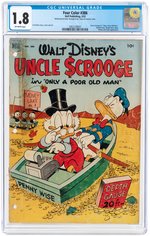 "FOUR COLOR" #386 MARCH 1952 CGC 1.8 GOOD- (UNCLE SCROOGE).