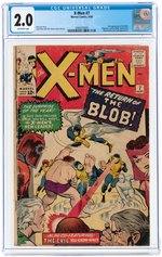 "X-MEN" #7 SEPTEMBER 1964 CGC 2.0 GOOD.