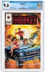 "HARBINGER" #1 JANUARY 1992 CGC 9.6 NM+ (FIRST HARBINGER).