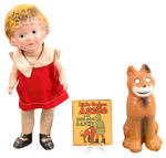 LITTLE ORPHAN ANNIE/SANDY DOLLS BOXED SET WITH BOOK.