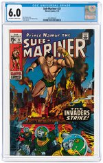 "SUB-MARINER" #21 JANUARY 1970 CGC 6.0 FINE.