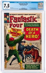 "FANTASTIC FOUR" #32 NOVEMBER 1964 CGC 7.5 VF-.