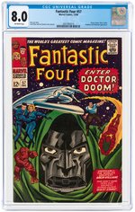 "FANTASTIC FOUR" #57 DECEMBER 1966 CGC 8.0 VF.