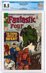 "FANTASTIC FOUR" #58 JANUARY 1967 CGC 8.5 VF+.