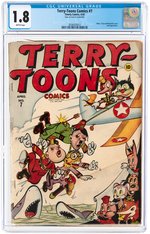 "TERRY-TOONS COMICS" #7 APRIL 1943 CGC 1.8 GOOD-.