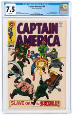 "CAPTAIN AMERICA" #104 AUGUST 1968 CGC 7.5 VF-.