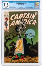 "CAPTAIN AMERICA" #113 MAY 1969 CGC 7.5 VF-.