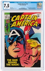 "CAPTAIN AMERICA" #114 JUNE 1969 CGC 7.5 VF-.