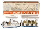 NYWF "GREYHOUND GLIDE-A-RIDE" FRICTION TOY IN BOX.