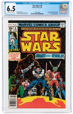 "STAR WARS" #8 FEBRUARY 1978 CGC 6.5 FINE+.