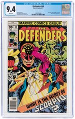 "DEFENDERS" #48 JUNE 1977 CGC 9.4 NM.