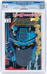 "TRANSFORMERS: GENERATION 2" #1 NOVEMBER 1993 CGC 9.8 NM/MINT.