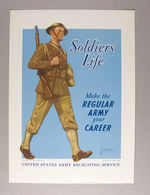 WWII "UNITED STATES ARMY RECRUITING SERVICE" POSTER.