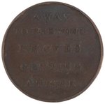 THOMAS PAINE: "NOTED ADVOCATES FOR THE RIGHTS OF MEN" SATIRICAL TOKEN.