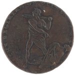 THOMAS PAINE: "THE END OF OPPRESSION" SATIRICAL TOKEN.