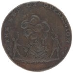 THOMAS PAINE: "THE END OF OPPRESSION" SATIRICAL TOKEN.