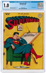 "SUPERMAN" #41 JULY/AUGUST 1946 CGC 1.0 FAIR.