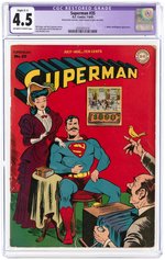 "SUPERMAN" #35 JULY/AUGUST 1945 CGC 4.5 VG+ SLIGHT (C-1) RESTORED.