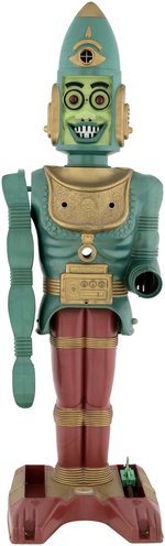 MARX "BIG LOO GIANT MOON ROBOT" BOXED TOY.