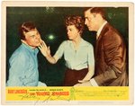 BURT LANCASTER & SHELLEY WINTERS SIGNED "THE YOUNG SAVAGES" LOBBY CARD.