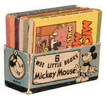 "MICKEY MOUSE 6 WEE LITTLE BOOKS" BOXED SET.