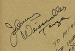 "EDGAR RICE BURROUGHS - THE MAN WHO CREATED TARZAN" MULTI-SIGNED BOOK.