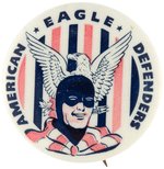 THE EAGLE 1941 RARE COMIC BOOK CLUB MEMBERSHIP BUTTON.