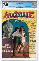 "MOVIE COMICS" #5 AUGUST 1939 CGC CONSERVED 7.0 FINE/VF (JEROME WENKER PEDIGREE).