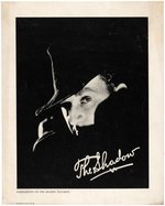 "THE SHADOW MAGAZINE" UNMASKED RARE PULP PREMIUM PHOTO.