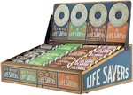 "LIFESAVERS" 1920s TIN STORE COUNTER DISPLAY.