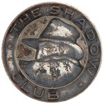 "THE SHADOW CLUB" RARE GIRL'S VERSION WITH PIN ON REVERSE AS OPPOSED TO STUD.