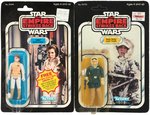 "STAR WARS: THE EMPIRE STRIKES BACK - HAN SOLO/LEIA (HOTH OUTFITS)" ACTION FIGURE PAIR.