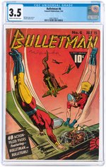 "BULLETMAN" #6 JULY 1942 CGC 3.5 VG-.