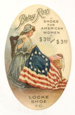 "BETSY ROSS SHOES FOR AMERICAN WOMEN" MIRROR.