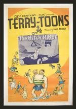 "THE HITCH-HIKER" TERRY-TOONS MOVIE POSTER.