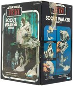 "STAR WARS: RETURN OF THE JEDI - SCOUT WALKER VEHICLE" FACTORY-SEALED BOXED TOY.