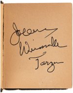 JOHNNY WEISSMULLER SIGNED "THE STORY OF JOHNNY WEISSMULLER THE TARZAN OF THE SCREEN" BLB.