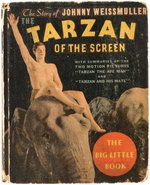 JOHNNY WEISSMULLER SIGNED "THE STORY OF JOHNNY WEISSMULLER THE TARZAN OF THE SCREEN" BLB.