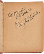 BUSTER CRABBE SIGNED "TARZAN THE FEARLESS" BLB.