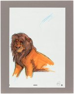 "THE LION KING" SIMBA CONCEPT PRODUCTION DRAWING.