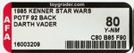 "STAR WARS: POWER OF THE FORCE - DARTH VADER" 92 BACK AFA 80 Y-NM.