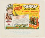 "TERRY AND THE PIRATES" CANADA DRY PREMIUM COMIC BOOK LOT.