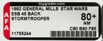 GENERAL MILLS "STAR WARS: THE EMPIRE STRIKES BACK - STORMTROOPER" 45 BACK AFA 80+ NM (GERMAN).