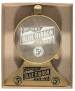 "GOLDEN'S BLUE RIBBON" BOXED CIGAR CAN COVER.