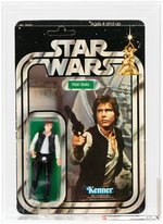 "STAR WARS - HAN SOLO" 21 BACK-B AFA 70 EX+ (LARGE HEAD).