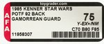 "STAR WARS: POWER OF THE FORCE - GAMORREAN GUARD" 92 BACK AFA 75 Y-EX+/NM.