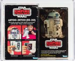 "STAR WARS: THE EMPIRE STRIKES BACK - R2-D2" 12 INCH SERIES ASSEMBLED BOX FLAT AFA 60 Q-EX.