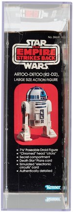 "STAR WARS: THE EMPIRE STRIKES BACK - R2-D2" 12 INCH SERIES ASSEMBLED BOX FLAT AFA 60 Q-EX.