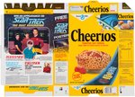 GENERAL MILLS "CHEERIOS" CEREAL BOX FLAT WITH "STAR TREK: THE NEXT GENERATION" OFFER & PREMIUM.